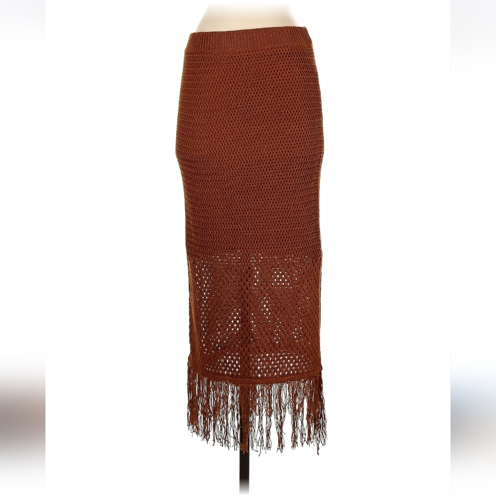 House of Harlow 1960 Crochet Midi Skirt